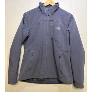 The North Face Apex Bionic Jacket Womens‎ Blue Stretch Outerwear Full-Zip Logo M